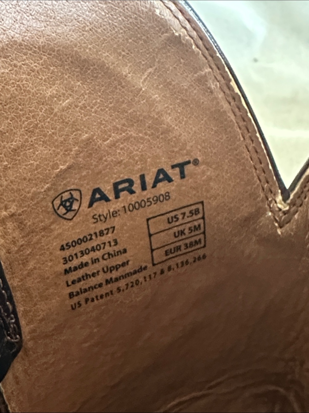 Ariat Heritage Embroidery Snip Toe Cowboy Boots - Picture 13 of 15